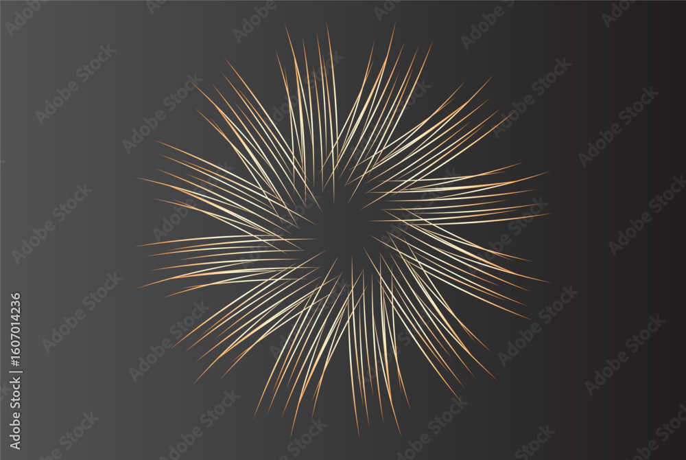 Poster abstract geometric color lines pattern on black background. elegant dark color with textured modern 