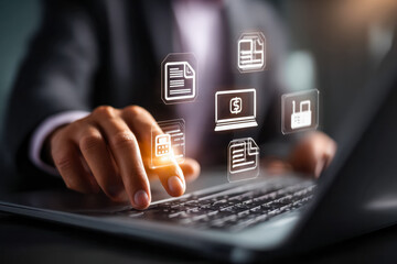 Digital financial management and document handling through technology