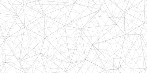 Obraz premium Abstract of simple gray line triangle pattern geometric background. Seamless geometric polygonal repeatable pattern swatch background, Trendy design vector background for web backdrop orpaper print.