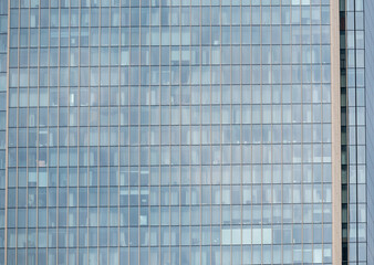 blue wall business buildings architectural background
