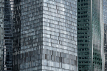blue wall business buildings architectural background
