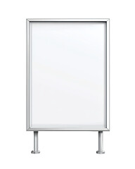 Empty framed advertisement board