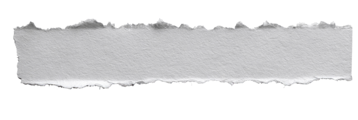 Torn paper strip