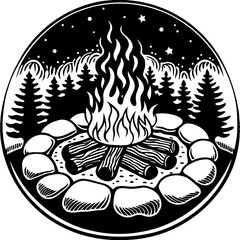 Fire scene, flames, emergency, burning, firefighting