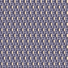 Geometric Monogram color Pattern Print