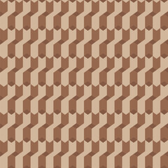 Geometric Monogram color Pattern Print