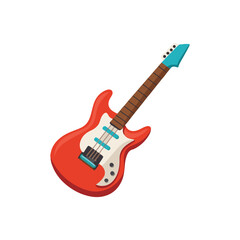 Obraz premium electric guitar isolated on white