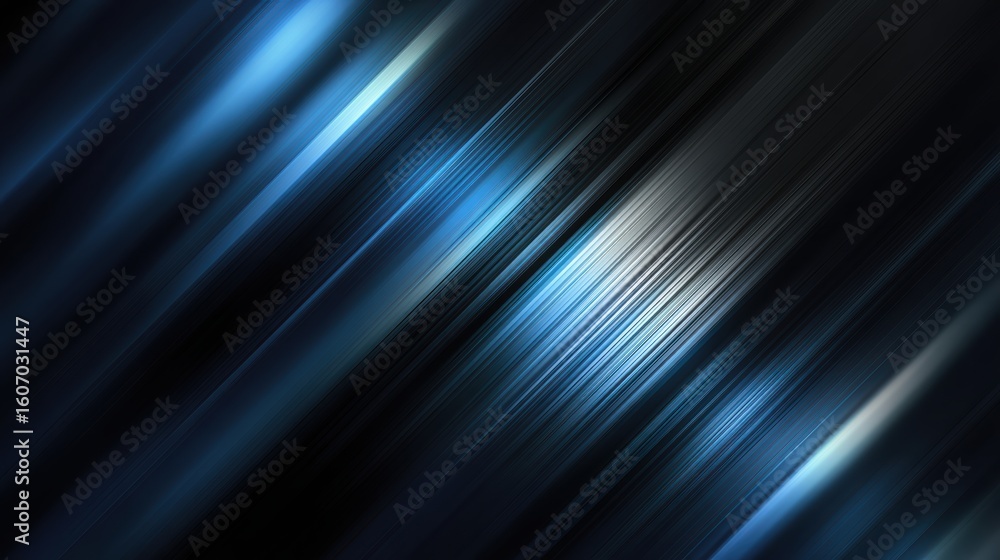 Poster dynamic abstract background with vibrant blue streaks creating a sense of movement and energy.