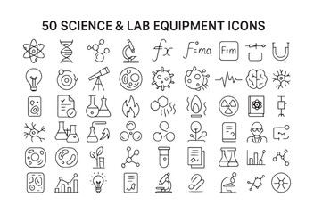 Set of Healthcare and Medical Related Line Icons. Outline Symbol Collection