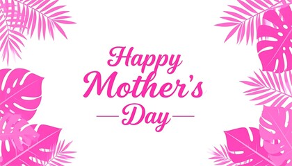 happy Mother's day card with flowers