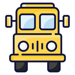 Bus School Icon