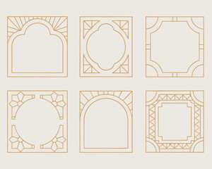 set of vintage frames