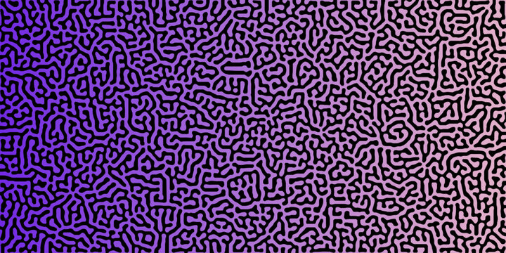 Abstract truing organic wallpaper Turing reaction diffusion monochrome seamless pattern .Monochrome Turing reaction background .Natural seamless line pattern. Linear design with biological shapes