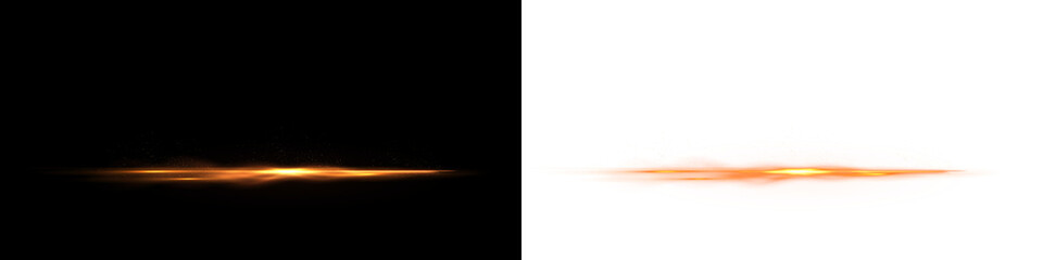 Png, laser, light, orange, horizontal, line — sharp glowing PNG stripe for tech-style PNG Overlay...