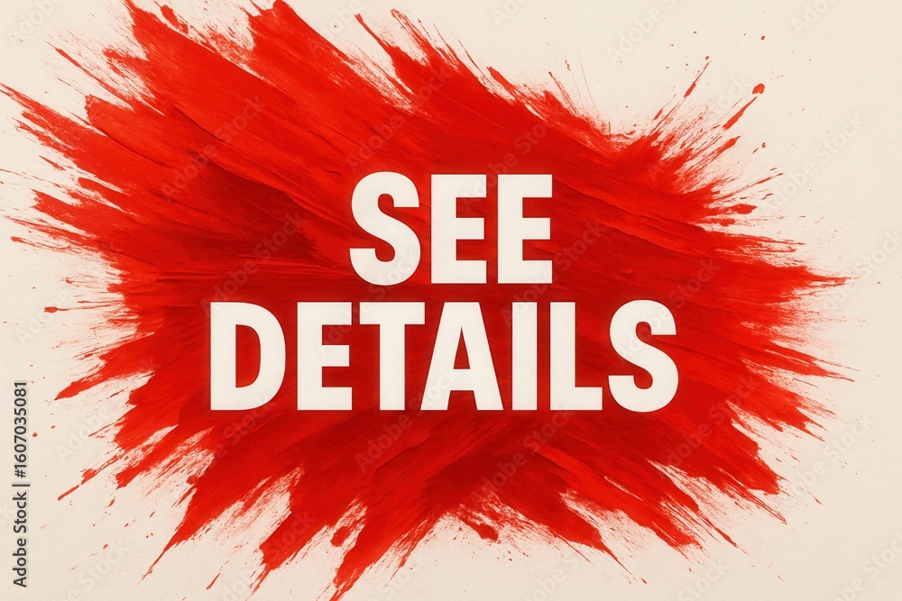 Poster bold text 