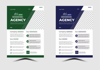 “Minimalist Business Flyer Layout for Corporate Promotions, Events, and Branding”