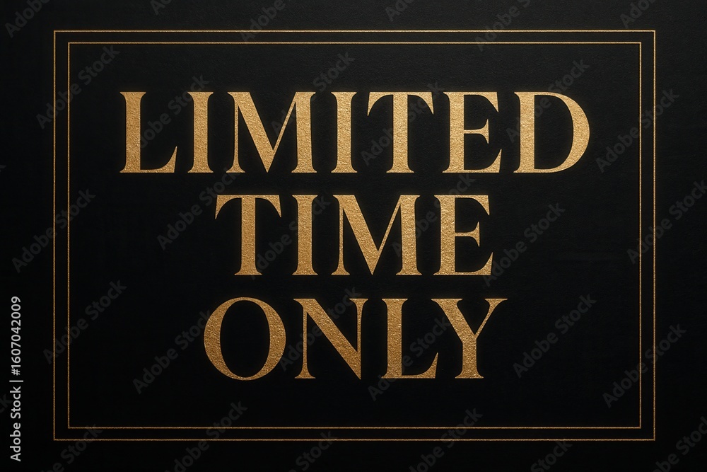 Aufkleber elegant gold text reading 