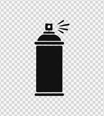 Graffiti Spray Can Drip Vector – Urban Street Art Icon