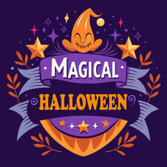 Witchy and Magical Halloween Typography in Enchanted Style