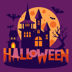 Bold and Scary Halloween Typography with Dripping Blood Effects