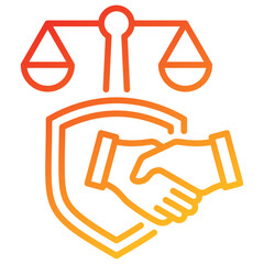 Business Ethics Line Gradient Icon