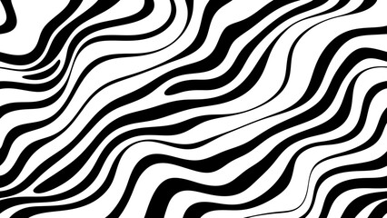Wave pattern illustration vector with transparent background