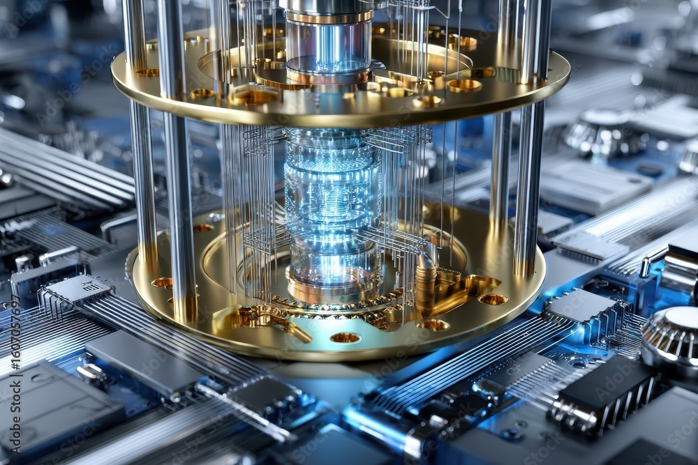 Poster technology advances in quantum computing with intricate hardware design