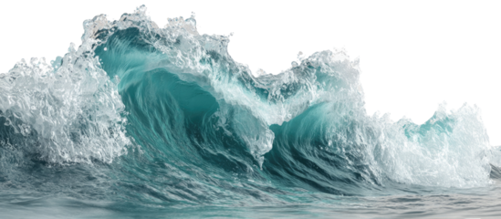Powerful ocean wave