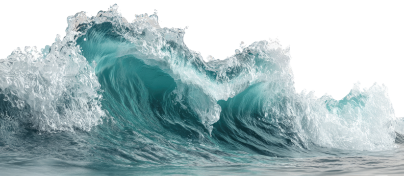 Powerful ocean wave