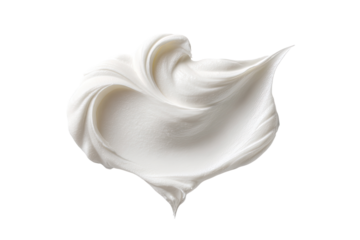 Whipped cream swirl, close-up