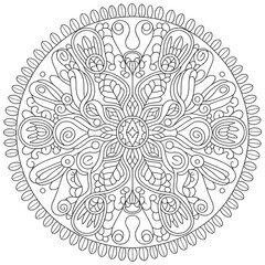 ornamental round lace ornament