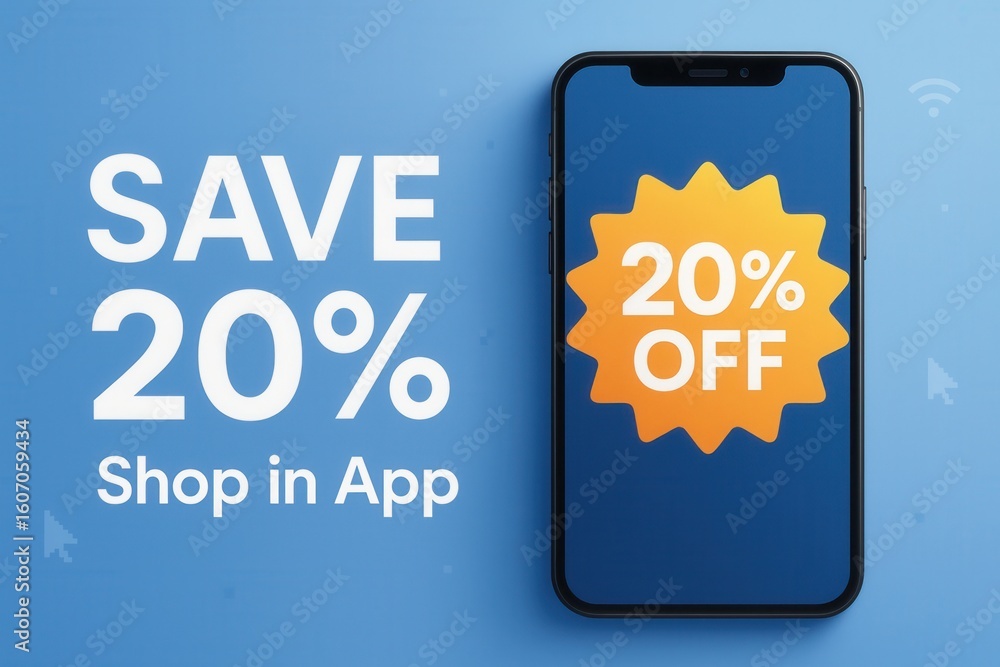Poster promotional image with a smartphone displaying a 