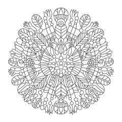 vector illustration of a flower