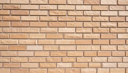 Beige brick wall texture