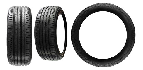 Wheel car, Car tire, Aluminum wheels isolated on white background.