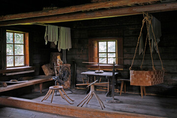 ancient Scandinavian furniture and objects