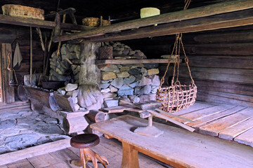 ancient Scandinavian furniture and objects