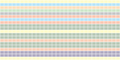 rainbow color grid paper, rainbow table