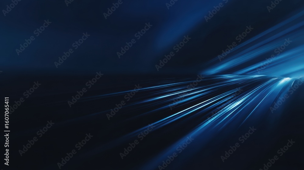 Poster abstract blue light streaks create a dynamic and modern background for digital projects and creative