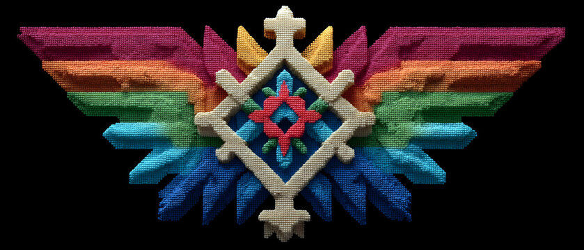 Norse Mythology Frigg Left Loom Art: Bifrost Data Factory Weaves Left-Handed Symbols (Reversed Nordic Patterns, Tool Warps, Valhalla Servers, Digital Creativity)
