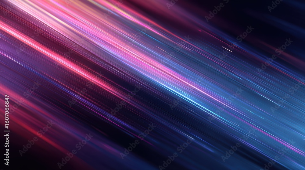 Poster abstract light streaks in vibrant hues create an energetic and dynamic visual suitable for backgroun
