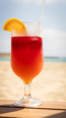 cocktail on the beach
