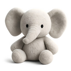 Cute Grey Elephant Plush Toy