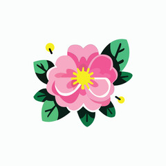 Fototapeta premium Black and White Silhouette Peony Illustration Vector Design.