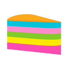 A vibrant, multi-colored block of sticky notes with bright, layered paper sheets.