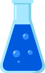 Lab flask icon. Vector illustration