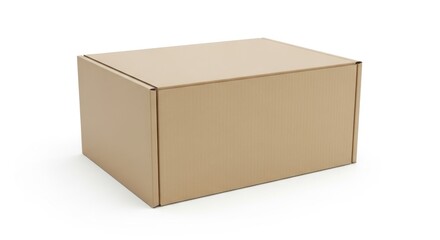 A close card box isolated on pure white background 