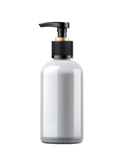 Shampoo bottle pump style isolated on transparent background