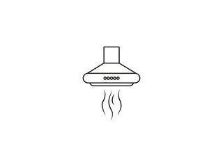 Sleek kitchen exhaust fan design with clean lines for modern home ventilation, ideal for appliance catalogs and home improvement projects, ensuring air quality.