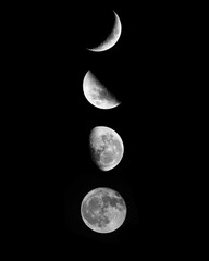 La Lune sous différents angles